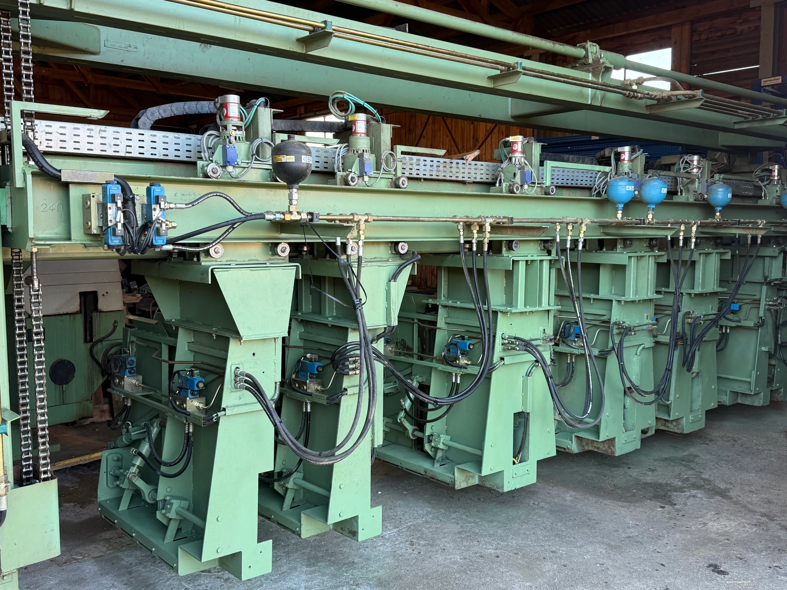 Springer slat laying with magazines